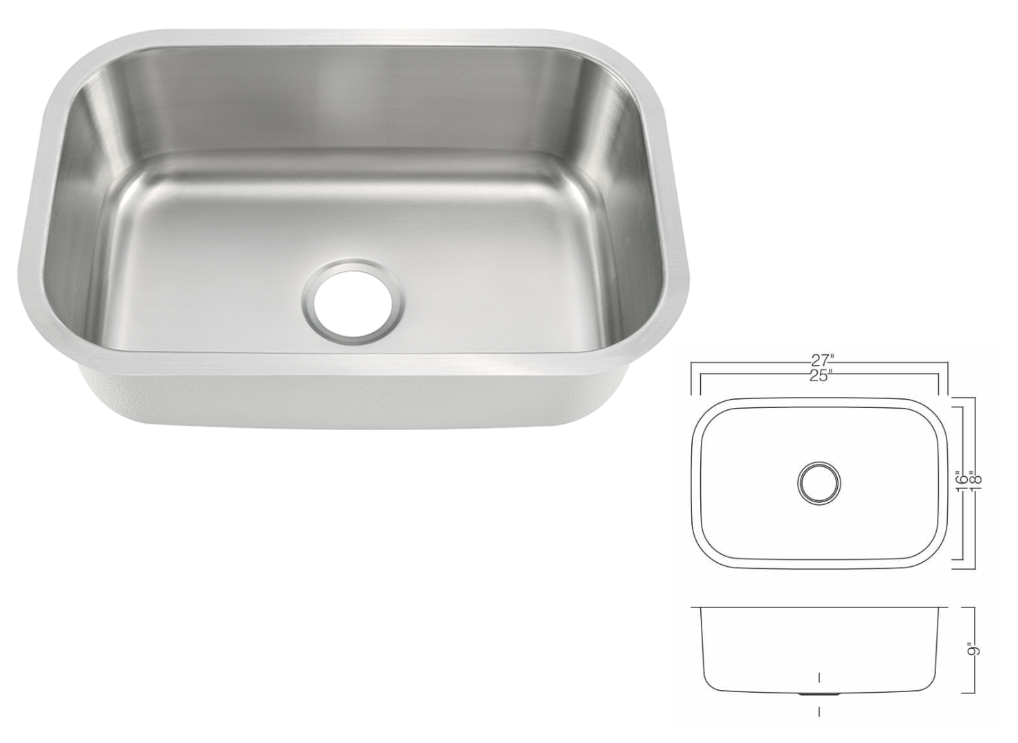 Undermount Stainless Steel