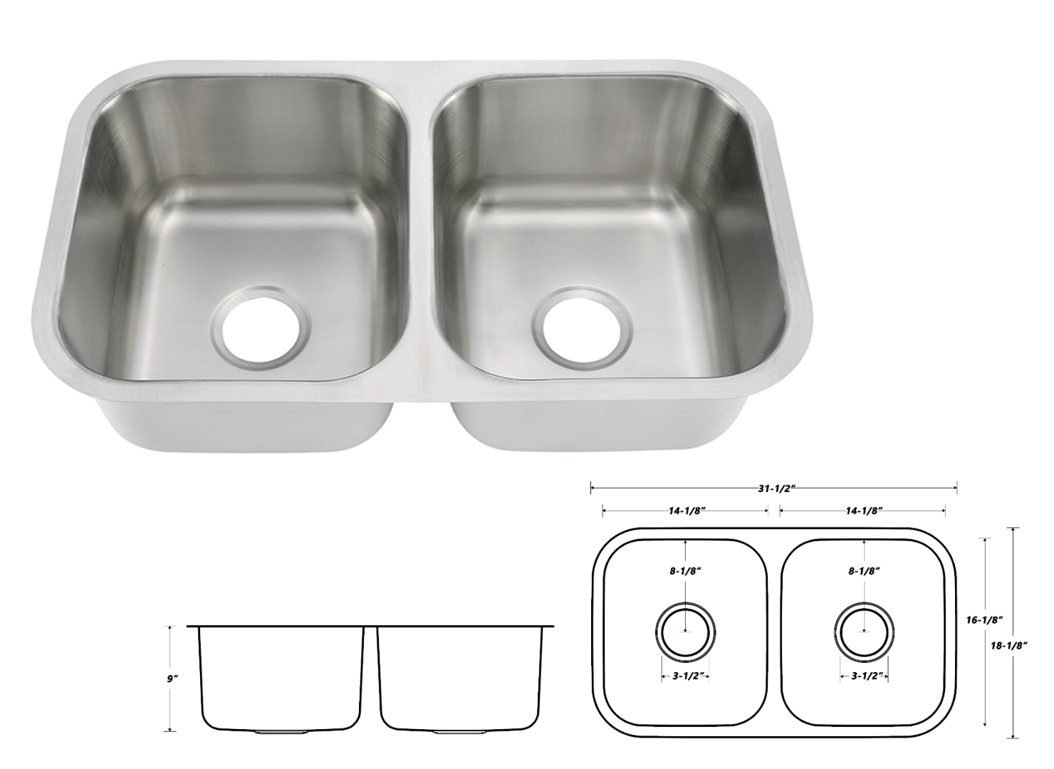Undermount Stainless Steel
