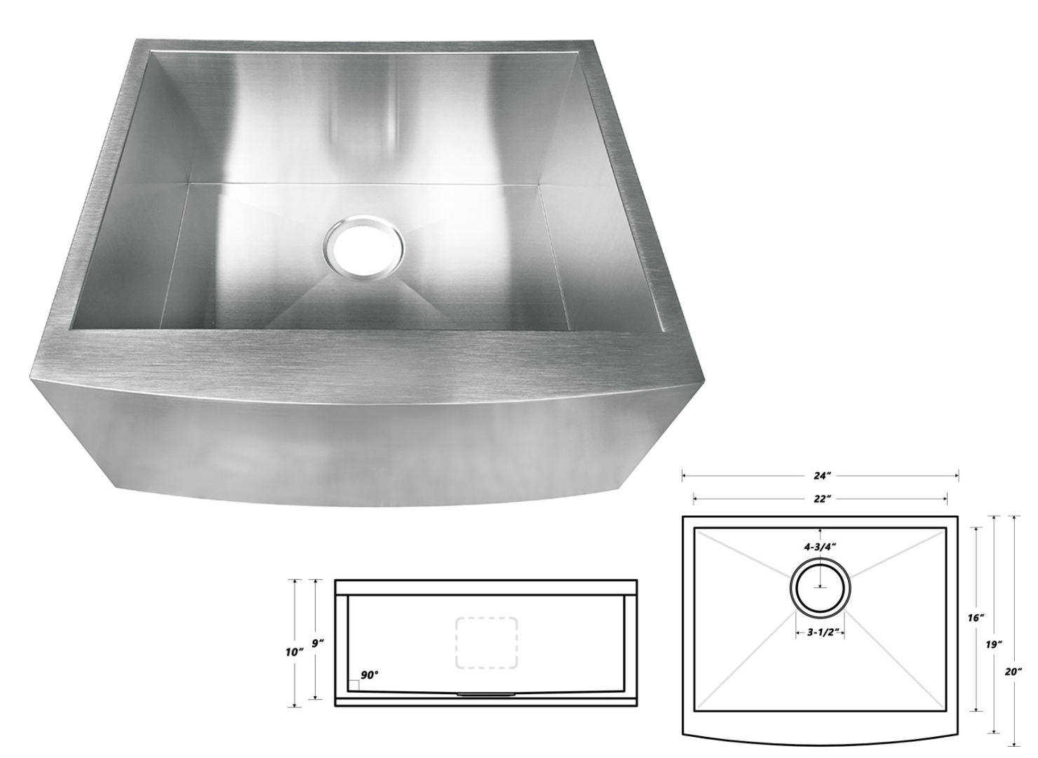 Farm Sink Stainless Steel